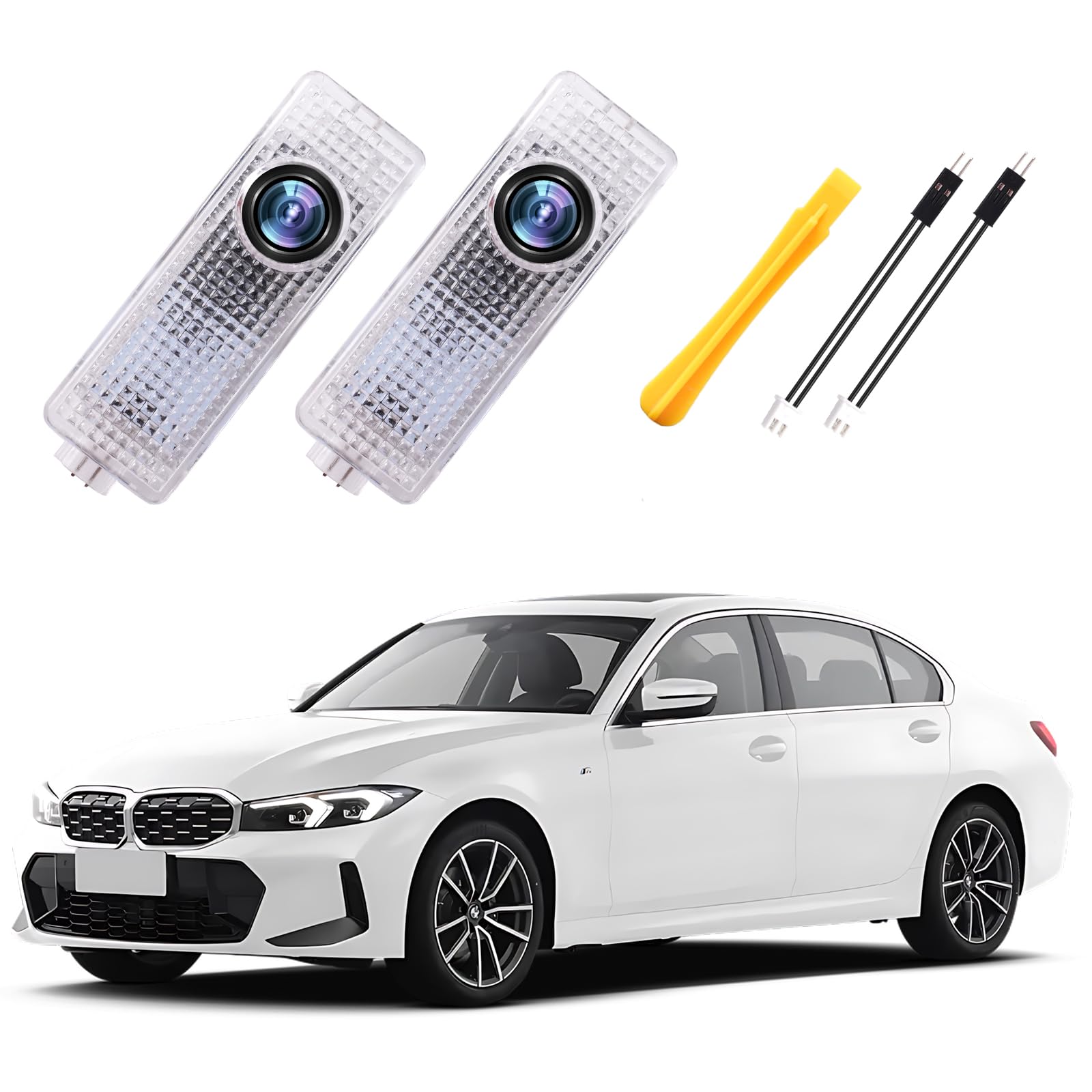 Amazon.com: 2PC Car Door Light Projector, Customized Logo Door LED
